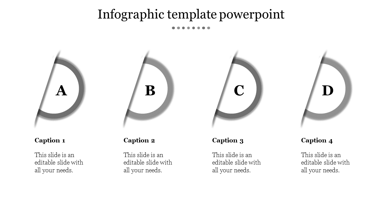 Free - Stunning Infographic Template PowerPoint In Grey Color